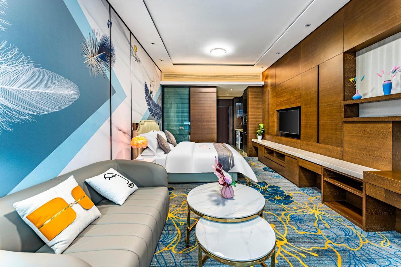 Qingman Apartment Guangzhou Zhujiang New Town East Railway Station Branch Bagian luar foto