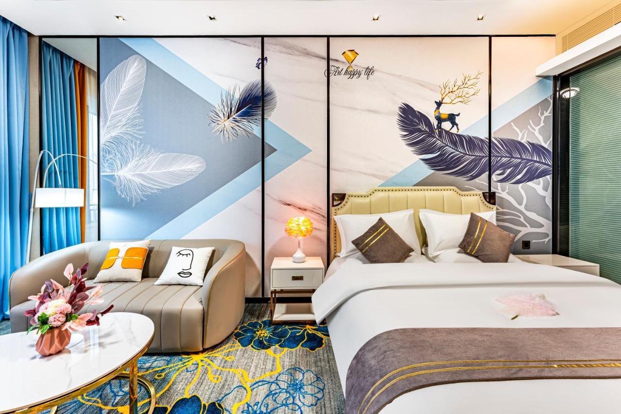 Qingman Apartment Guangzhou Zhujiang New Town East Railway Station Branch Bagian luar foto