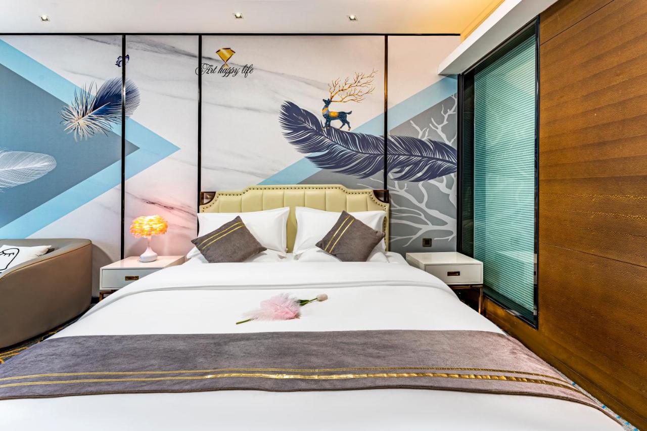 Qingman Apartment Guangzhou Zhujiang New Town East Railway Station Branch Bagian luar foto