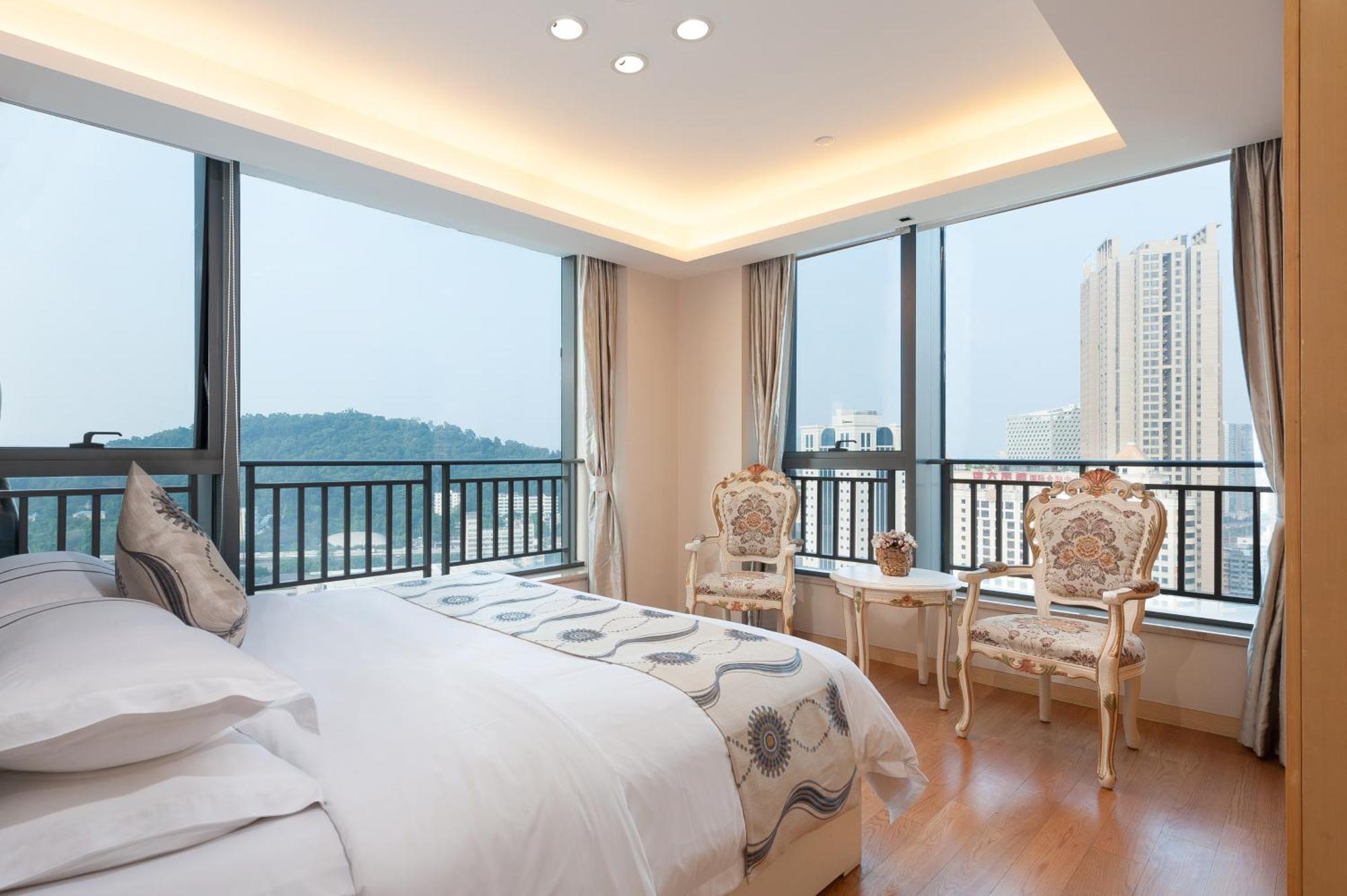 Qingman Apartment Guangzhou Zhujiang New Town East Railway Station Branch Bagian luar foto
